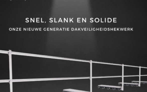 Ons nieuwe veiligheidshekwerk is snel, slank en solide!